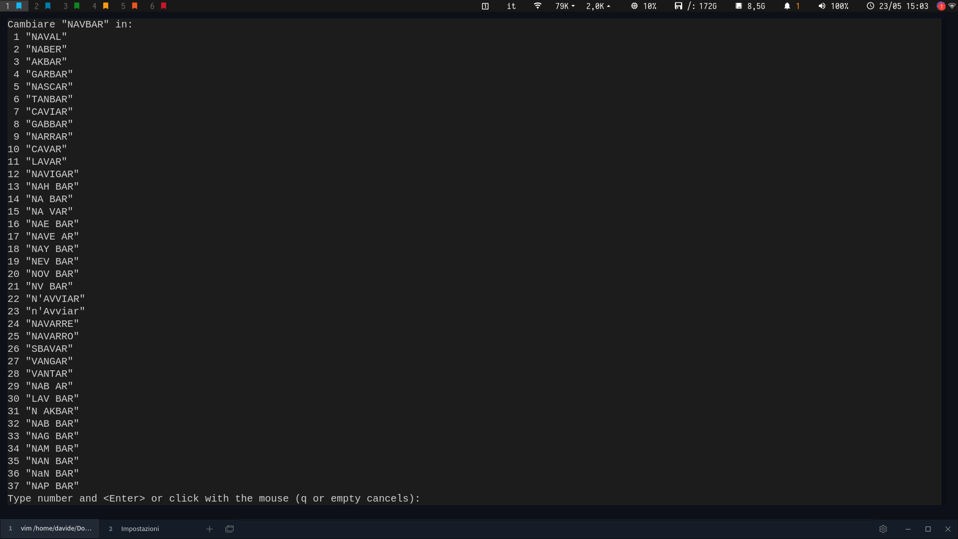 Vim text editor