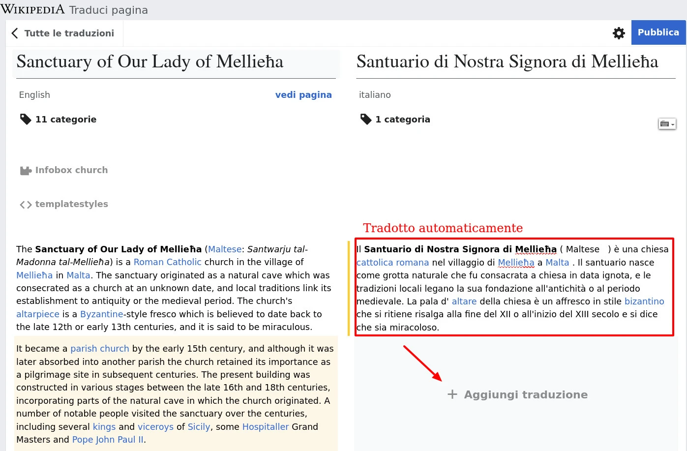 Traduzione automatica