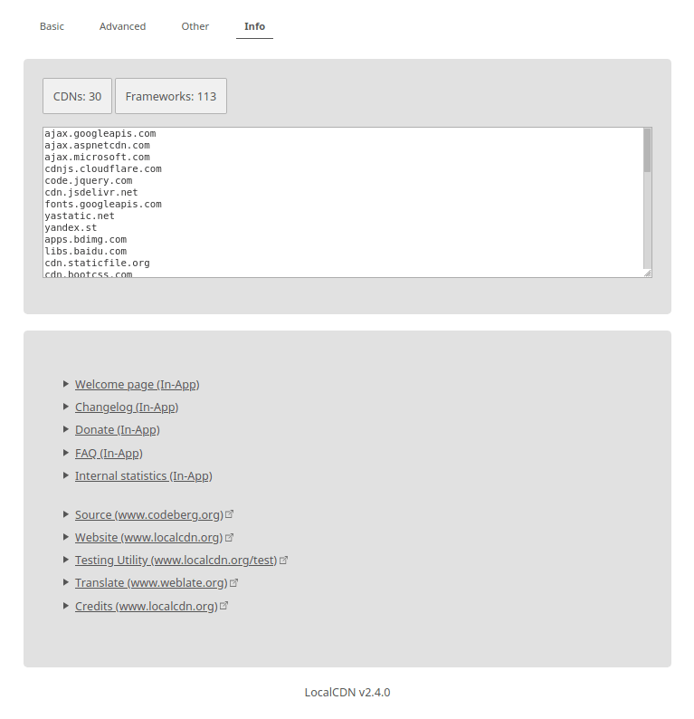 Settings (Info)